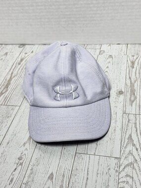 Under Armour Womens Adjustable baseball cap hat gray light purple OSFM